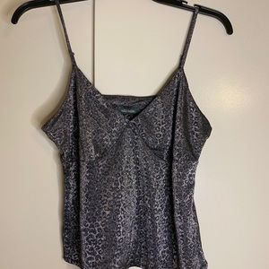 NEW wild fable glitter leopard top